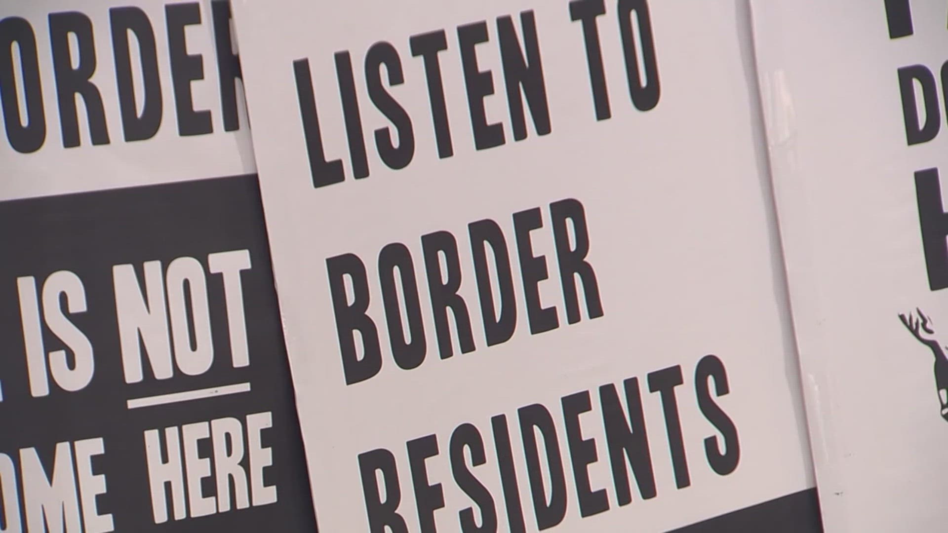 Organizers say they want to spread awareness to issues at the border.