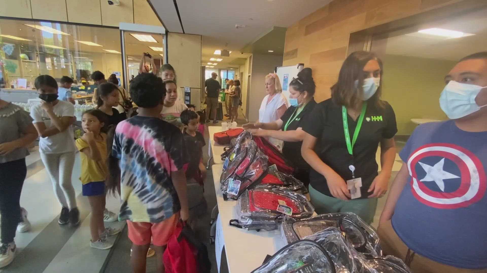 The event, which requires pre-registration, will give away 10,000 free backpacks packed with supplies to students.