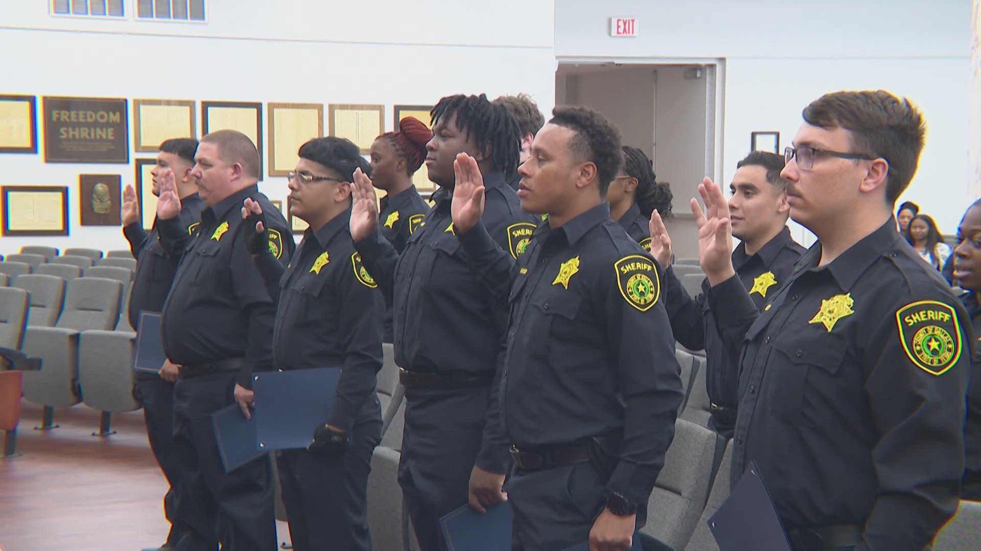 At the Dallas County Sheriff's Department, there are 130 detention officers short. But on Friday, they are getting some help.