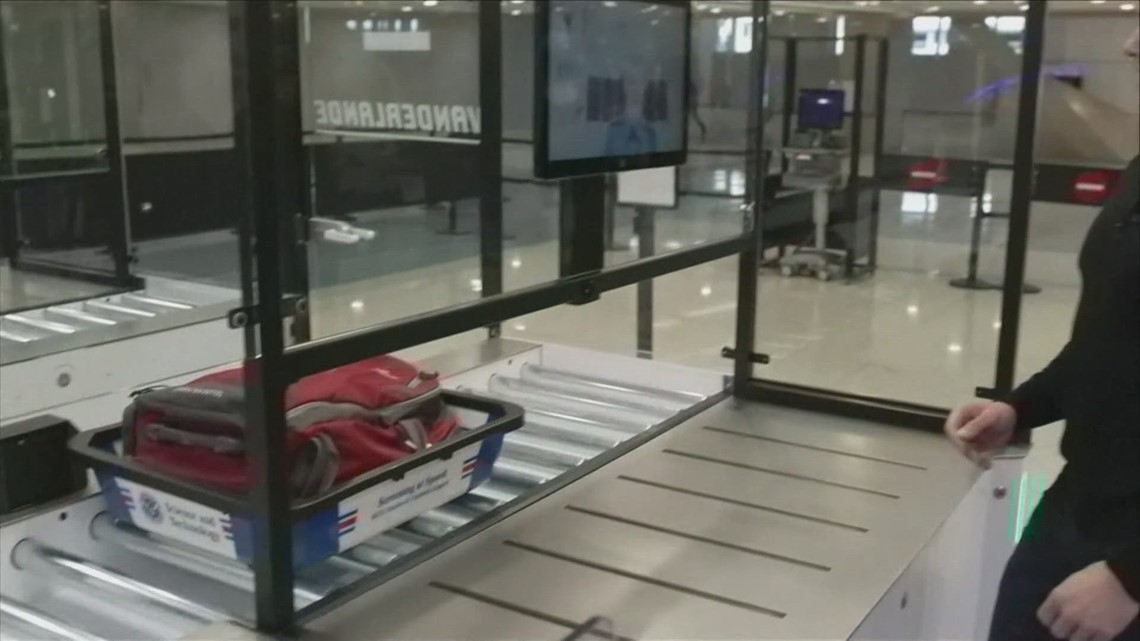 TSA testing self-screening process at Las Vegas airport | wfaa.com