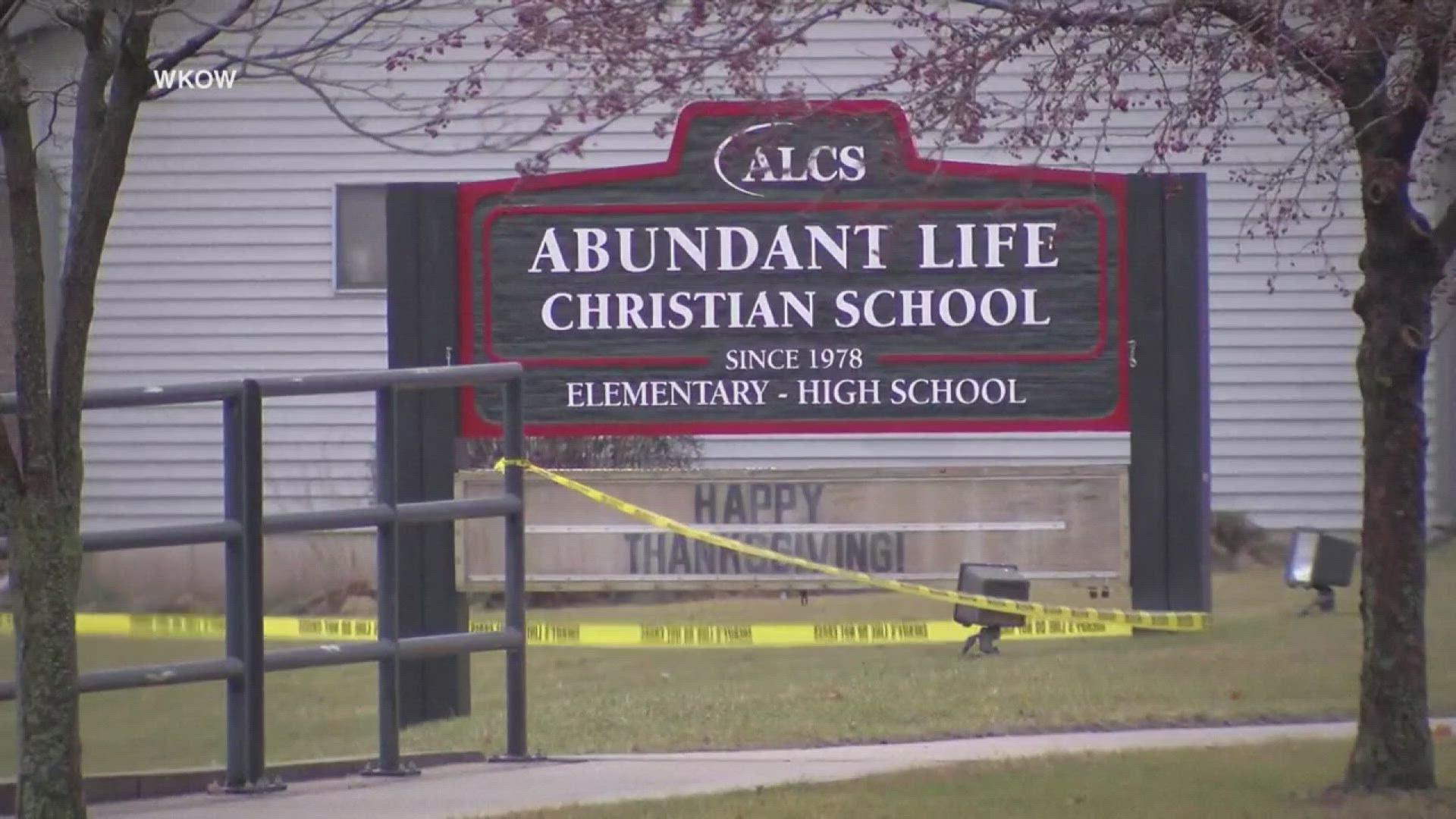 A teenage student opened fire Monday at a private Christian school in Wisconsin, killing a teacher and another teen during the final week before Christmas break.