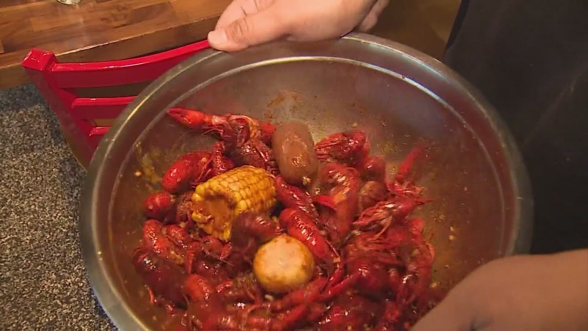 Louisiana's summer heat and drought caused a crawfish shortage, and businesses like the Cajun Crawfish Company are feeling the pinch.