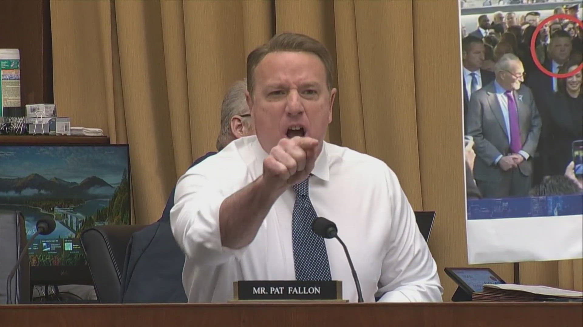 Lawmaker's questioning prompts explosive back-and-forth at Trump ...