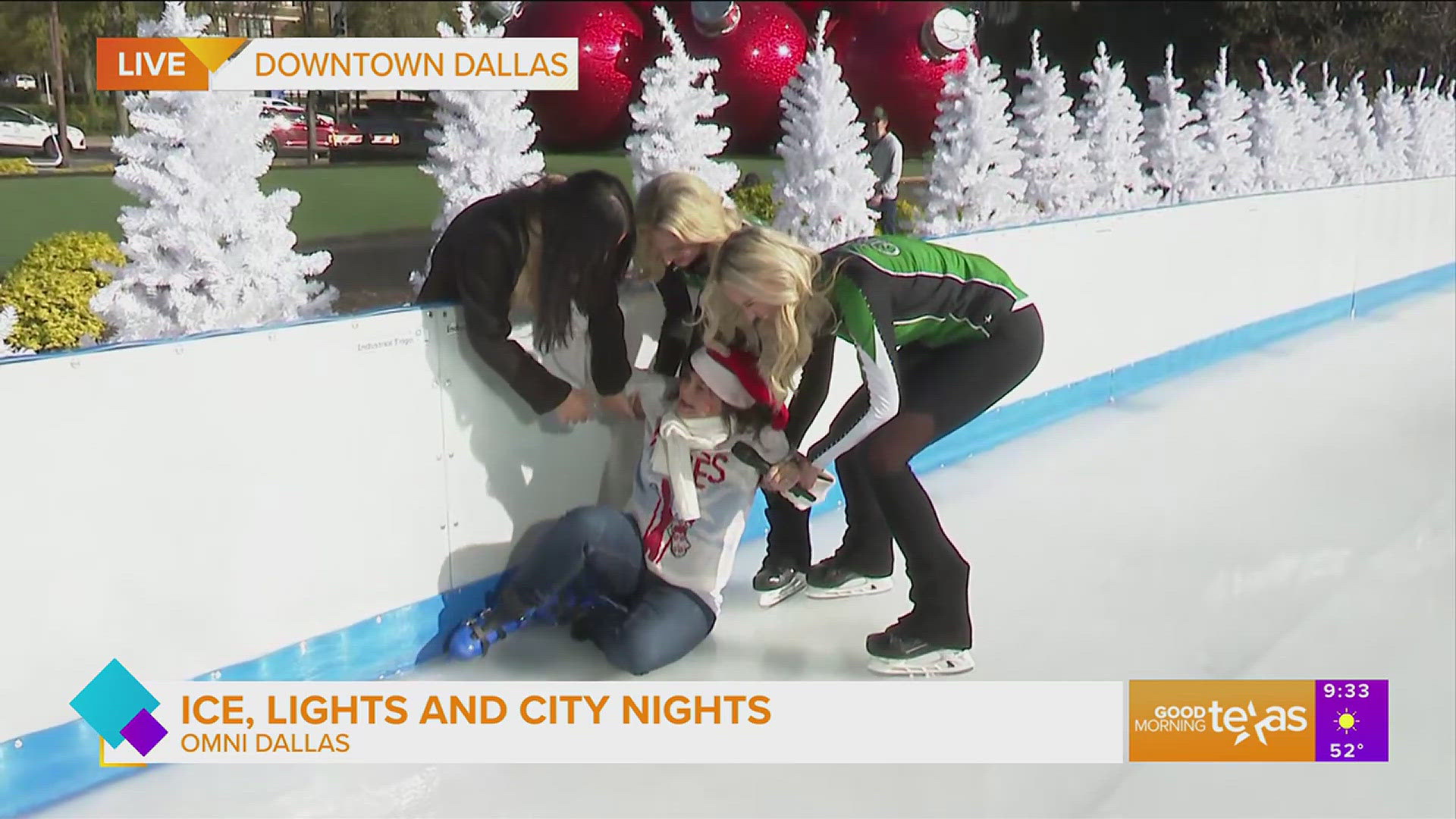 Paige takes us to the ice to preview the outdoor ice skating rink at Omni Dallas.