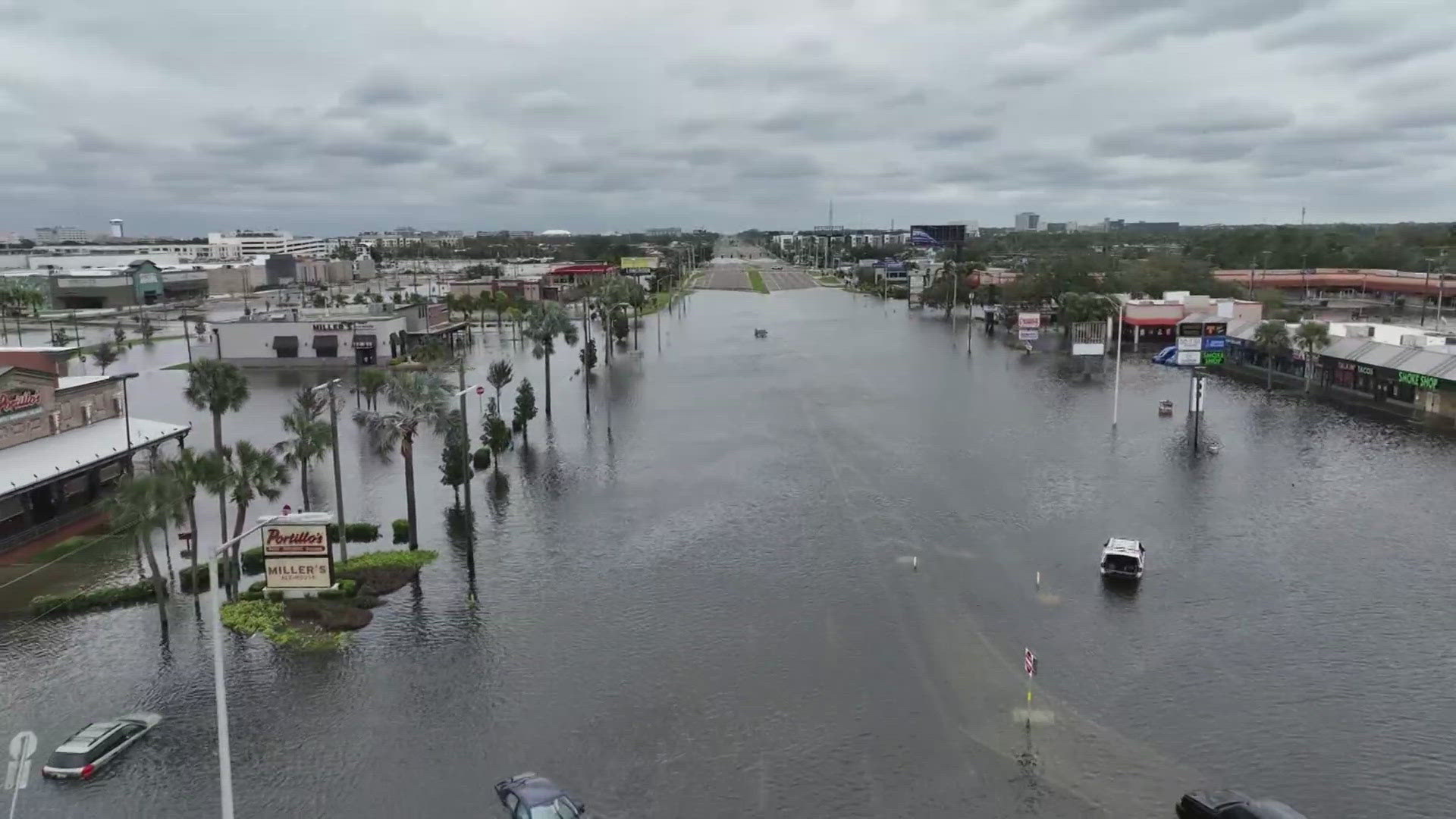 Dallas-based AT&T is waiving certain charges for customers in areas hit hardest by the storm.