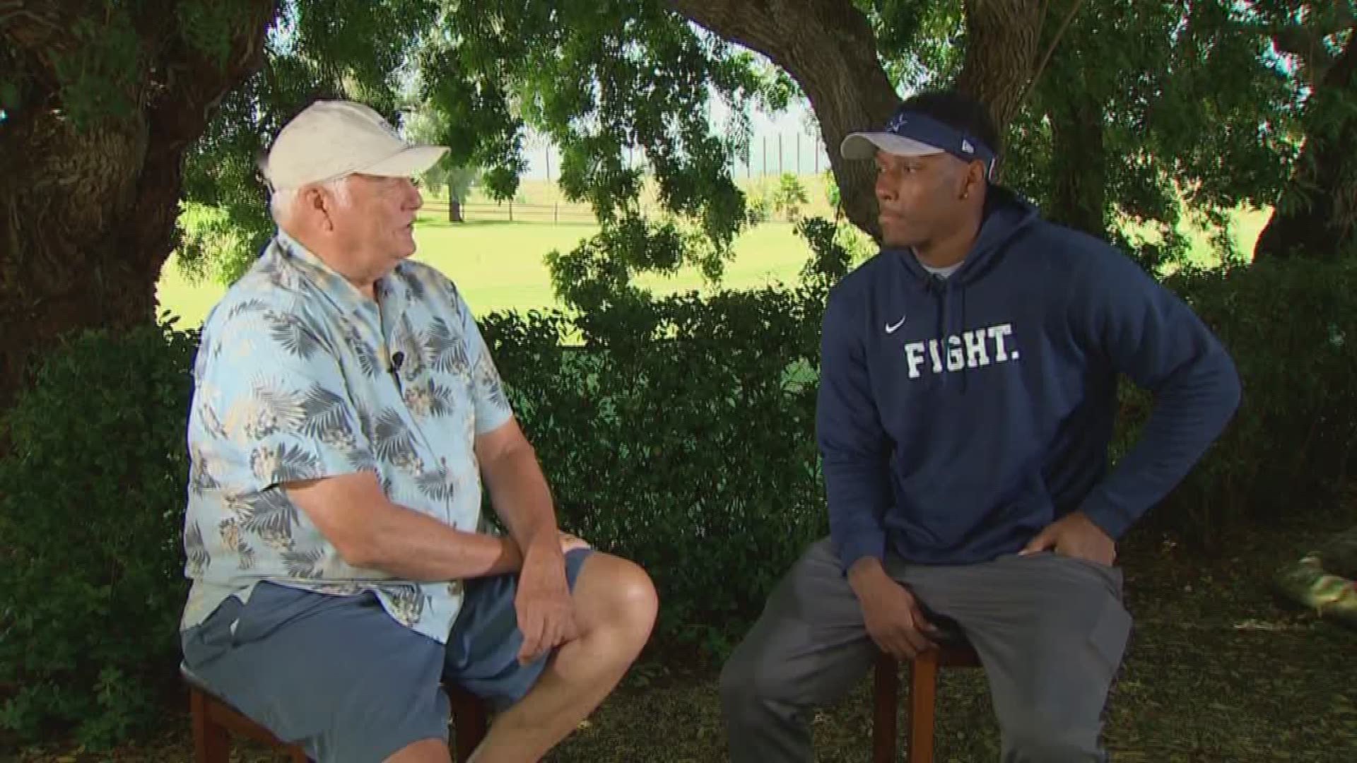 Dale Hansen sits down with Taco Charlton at Cowboys training camp