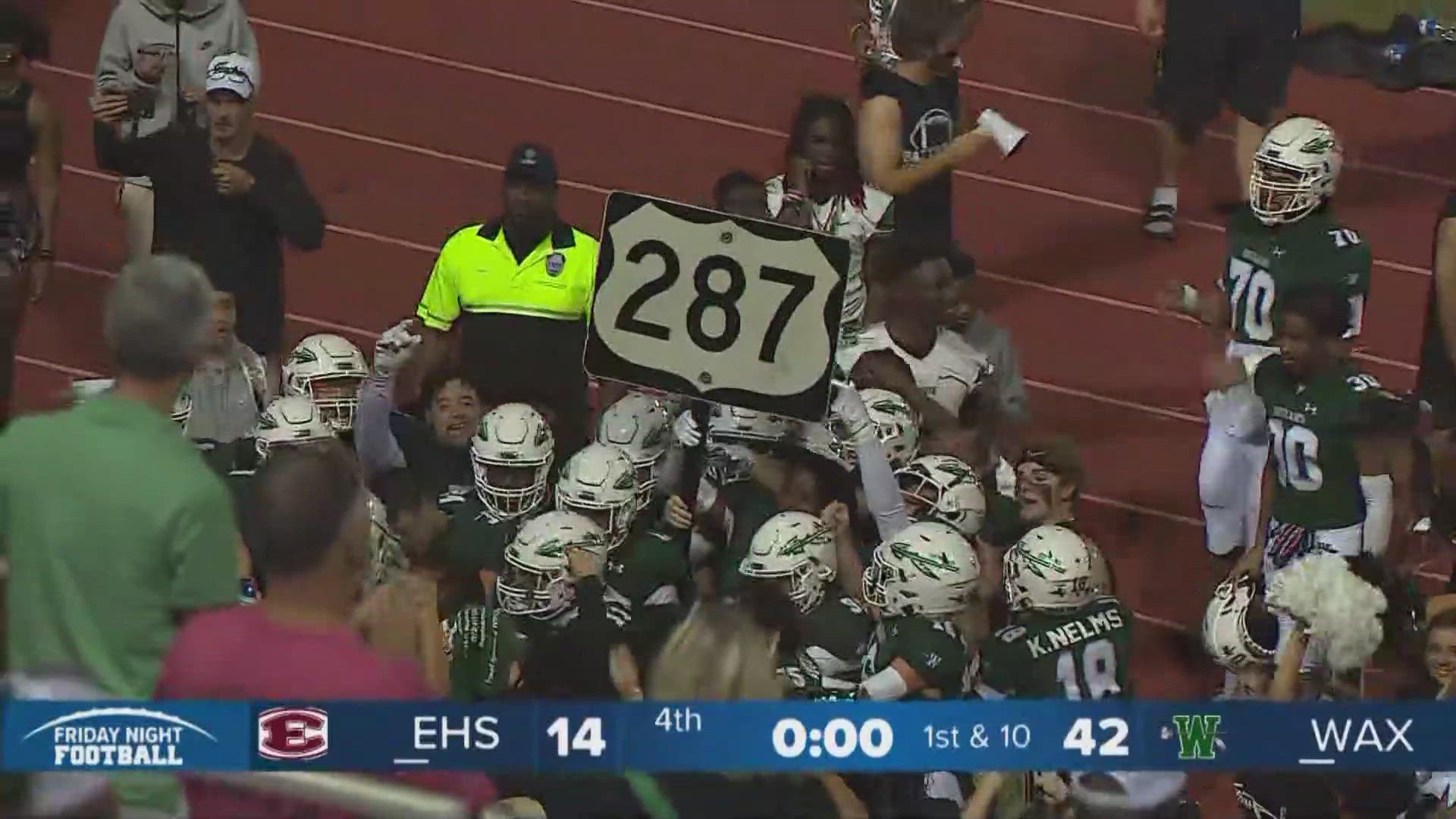 Waxahachie put on a 42-12 win over Ennis in the 103rd "Battle for 287".