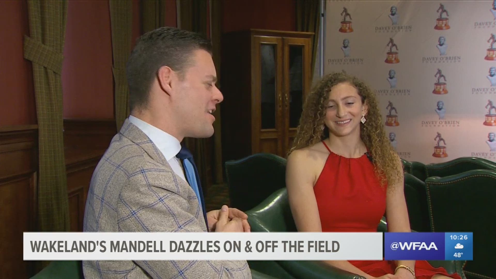 Frisco Wakeland's Hannah Mandell wins Davey O'Brien scholarship for her work on the field and off