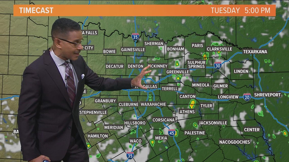 DFW Weather: Full Rain Chances, Timing Forecast For Tuesday | Wfaa.com