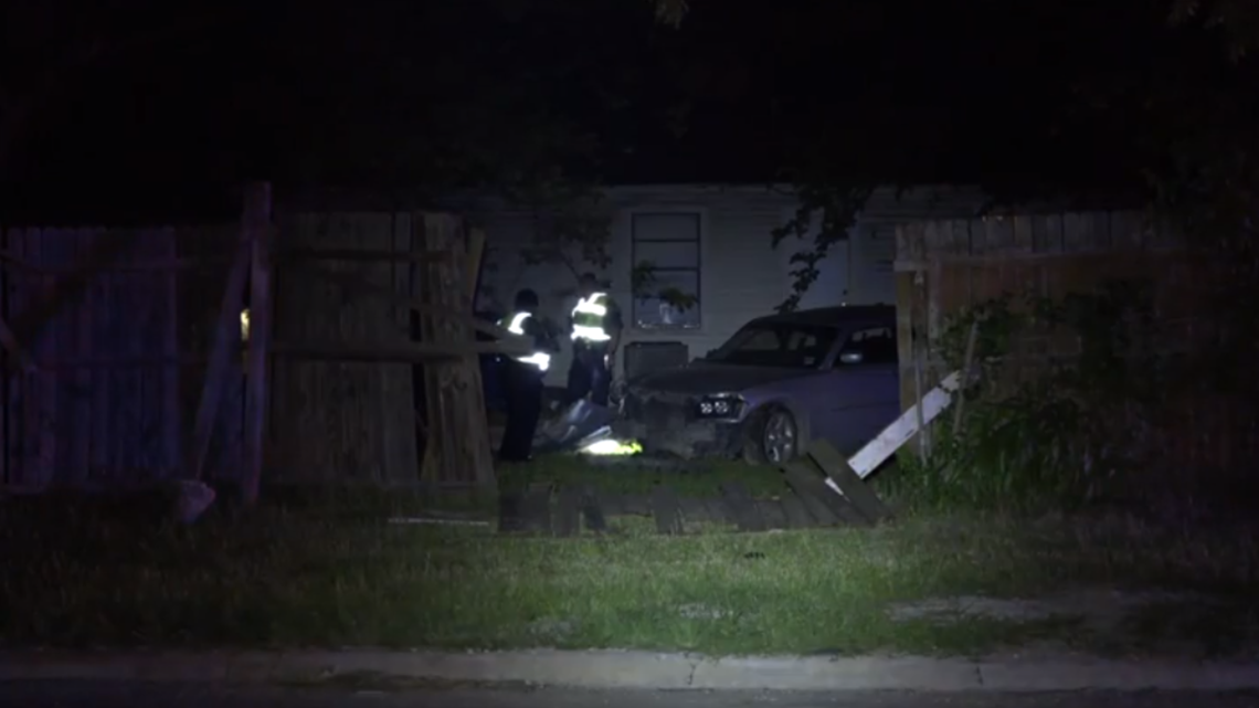 Woman Killed, Man Injured After Car Crashes Into Backyard, Dallas ...