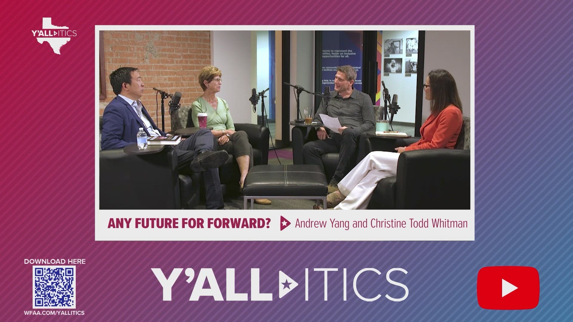 A third political party is challenging two decades of Republican dominance in Texas. Andrew Yang and Christine Todd Whitman sit down to discuss the movement.