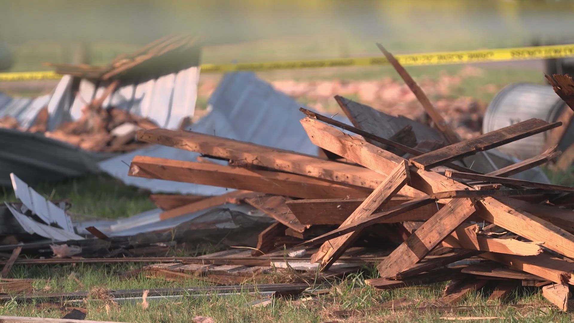 County leaders said a propane device was to blame for the blast early Friday morning that destroyed a family's home.