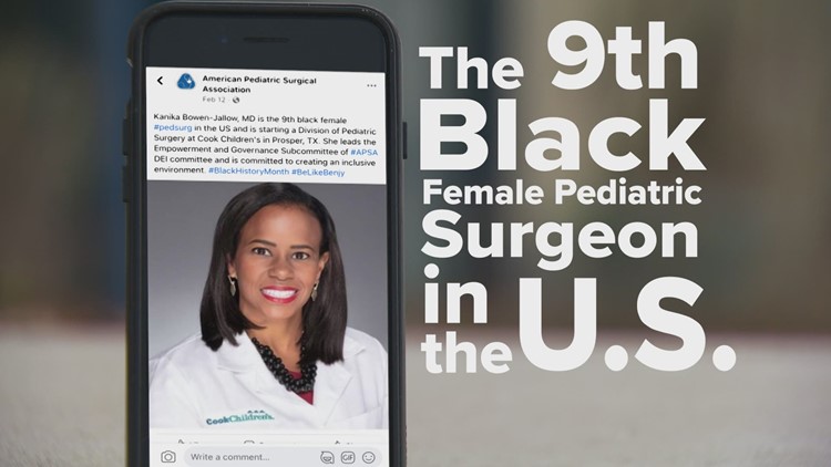 Prosper surgeon makes history as the 9th Black female pediatric surgeon in the US. Ever.