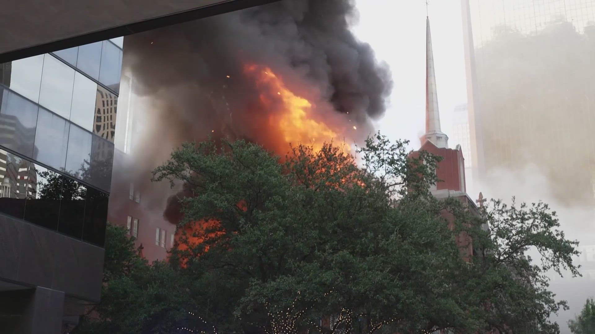 Overhaul companies were on scene throughout Friday night into Saturday morn ing to ensure safety and to continue extinguishing hot spots, DFR said.