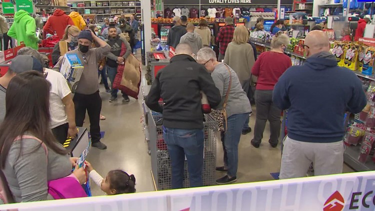 Black Friday shoppers hit stores in hopes of avoiding delivery delays that come with online shopping
