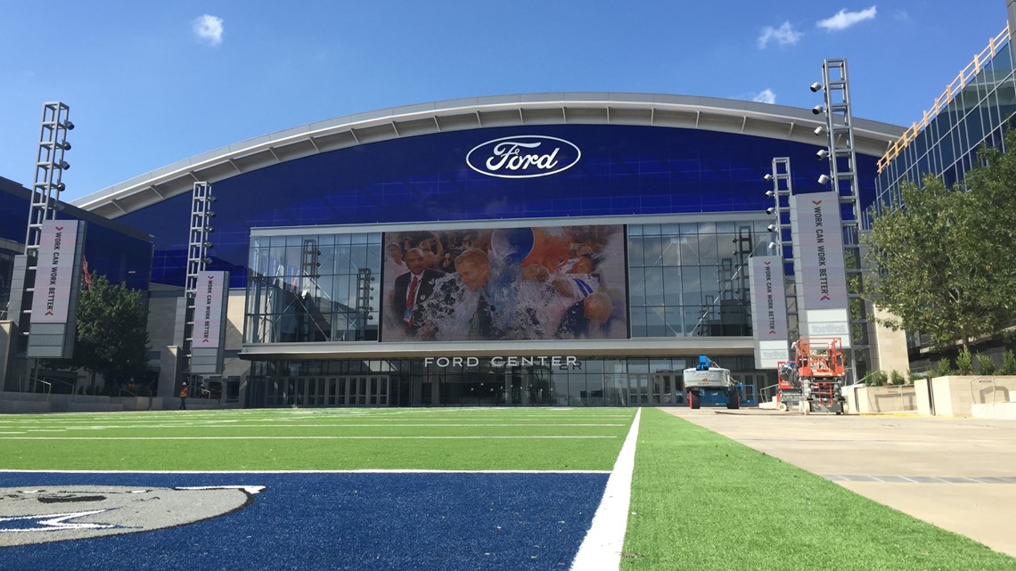 Dallas Cowboys Headquarters in Frisco Te, Stock Video