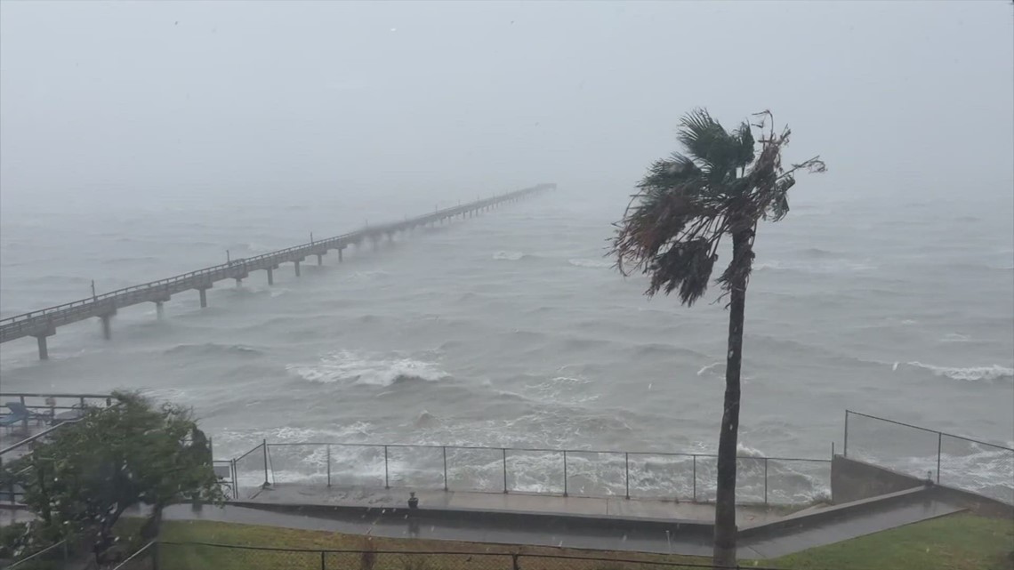 Rainfall totals for areas affected by Tropical Storm Harold | wfaa.com