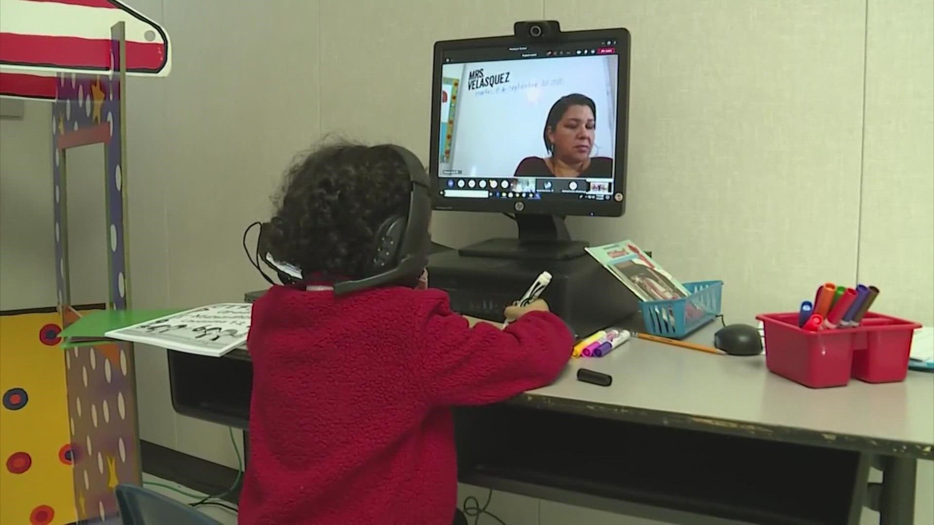 Frisco ISD is one of only a few schools offering virtual learning in North Texas this year.