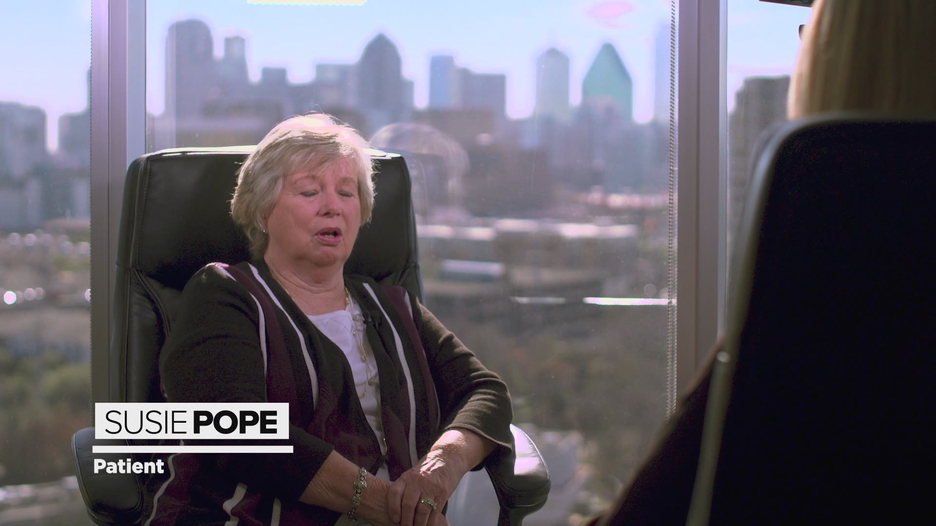 Susie Pope, who was among dozens of patients who suffered adverse reactions to an eye injection,  talks about what she wishes she would've asked before the procedure.