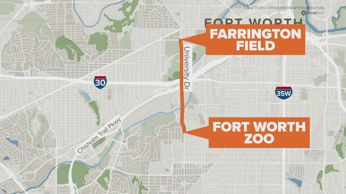 Fort Worth construction: Year-long project begins on University Drive ...