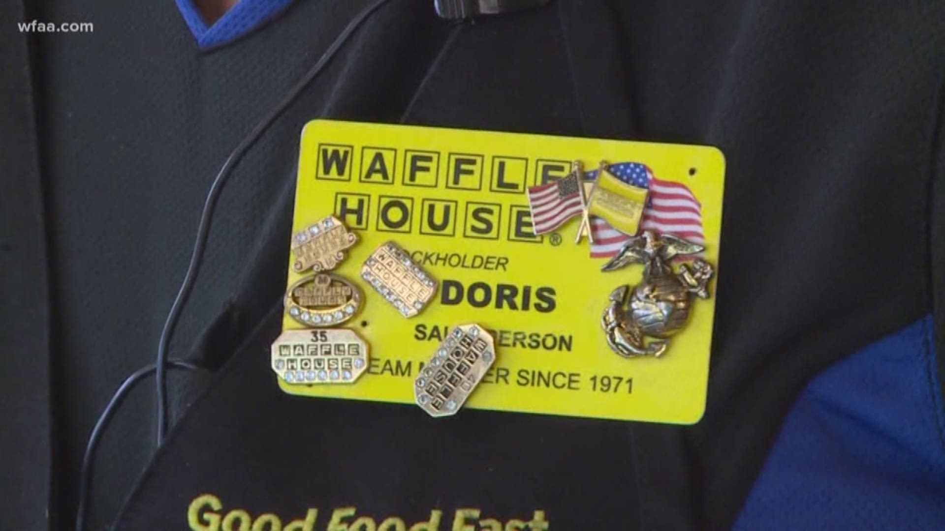 Waffle House wonder: North Texas woman nearing 50 years serving breakfast