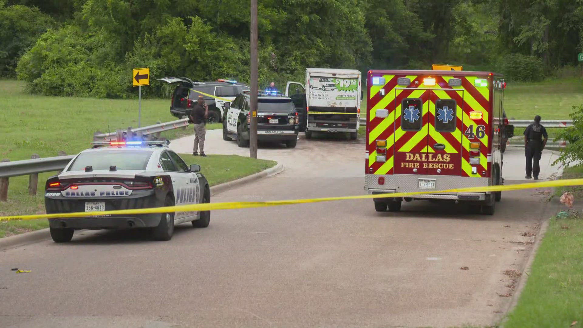 A police pursuit that began in Cedar Hill Thursday afternoon ended in a fatal officer-involved shooting in Dallas, authorities confirmed.
