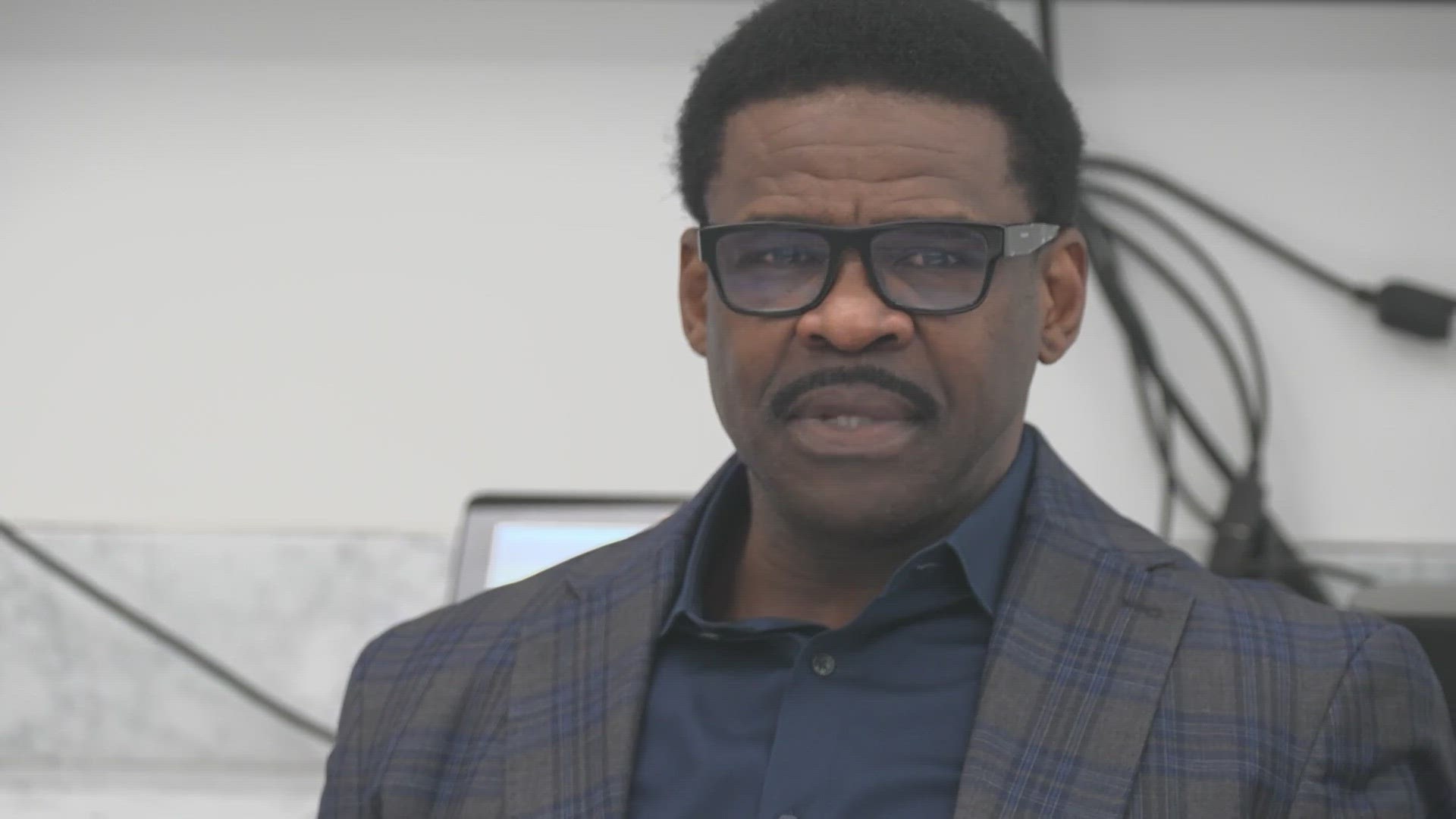 "How can I defend myself if I don't even know what I'm defending myself against," Dallas Cowboys legend Michael Irvin said at a news conference.