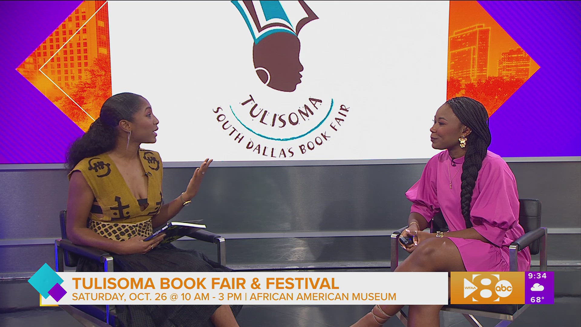 Author, Illustrator, and Award Winning Actress and Choreographer Amber Barbee Pickens gives details about the 20th annual Tulisoma South Dallas Book Fair & Festival.