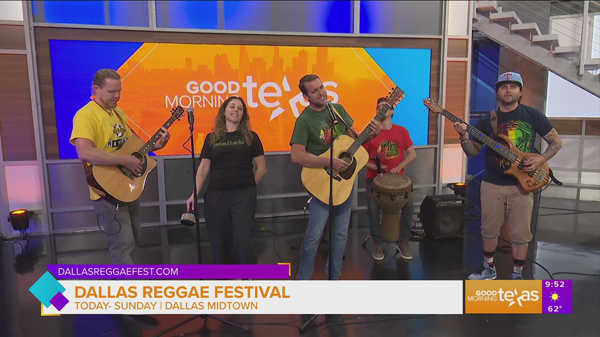 Local Reggae Band 'IDOLJOB' gives us a special performance to preview this years Dallas Reggae Festival.