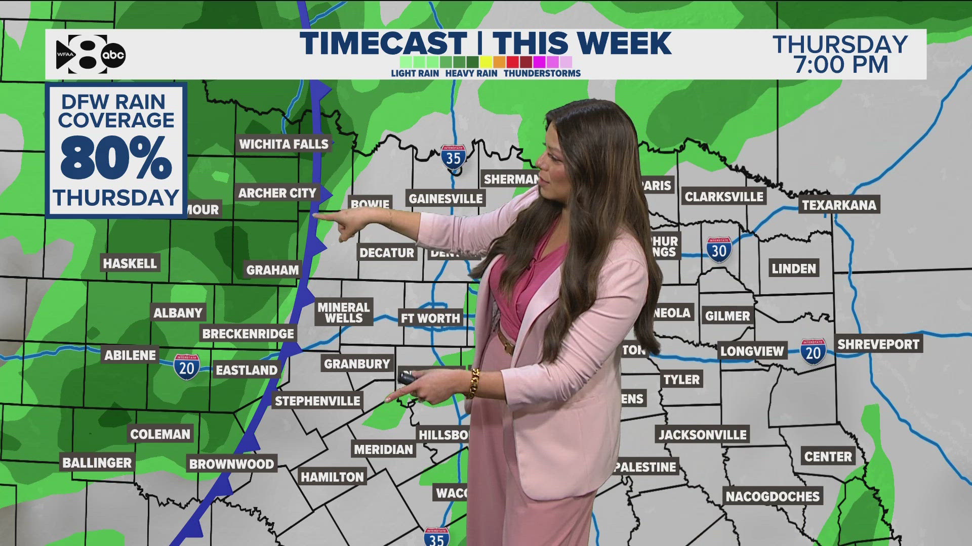 DFW Weather: Record warmth and thunderstorm chances this week. Here's ...