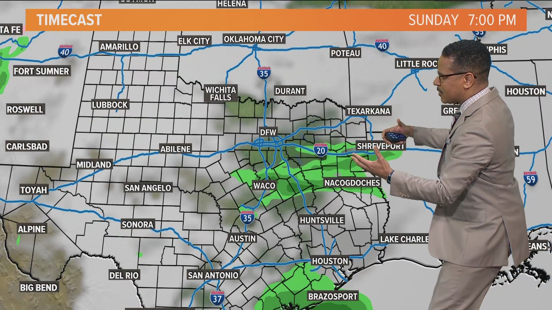 Rain showers and cooler temps are on the way for North Texas.