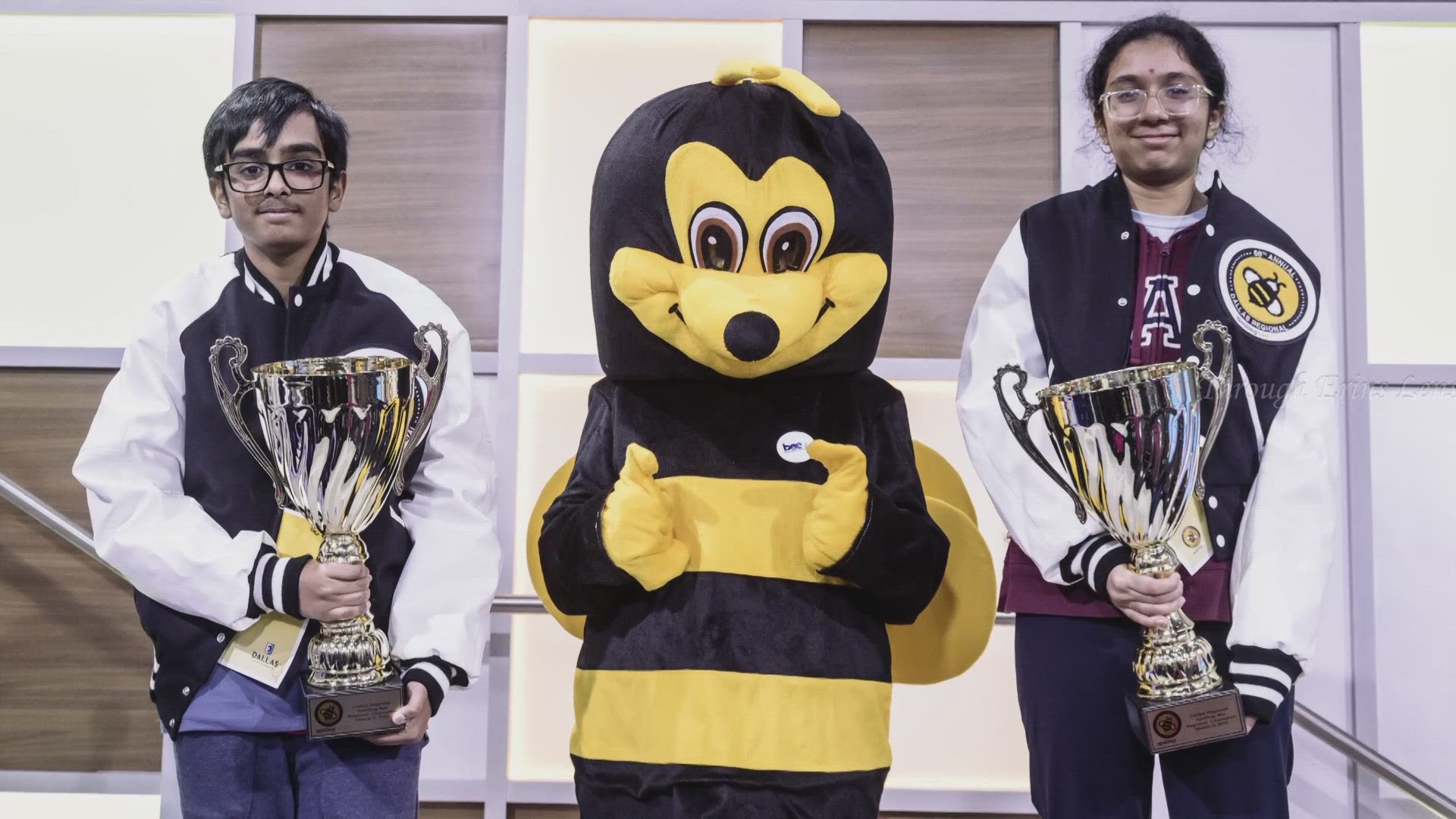 Faizan Zaki and Sriya Gomatam won the 66th annual Dallas regional spelling bee earlier this month.