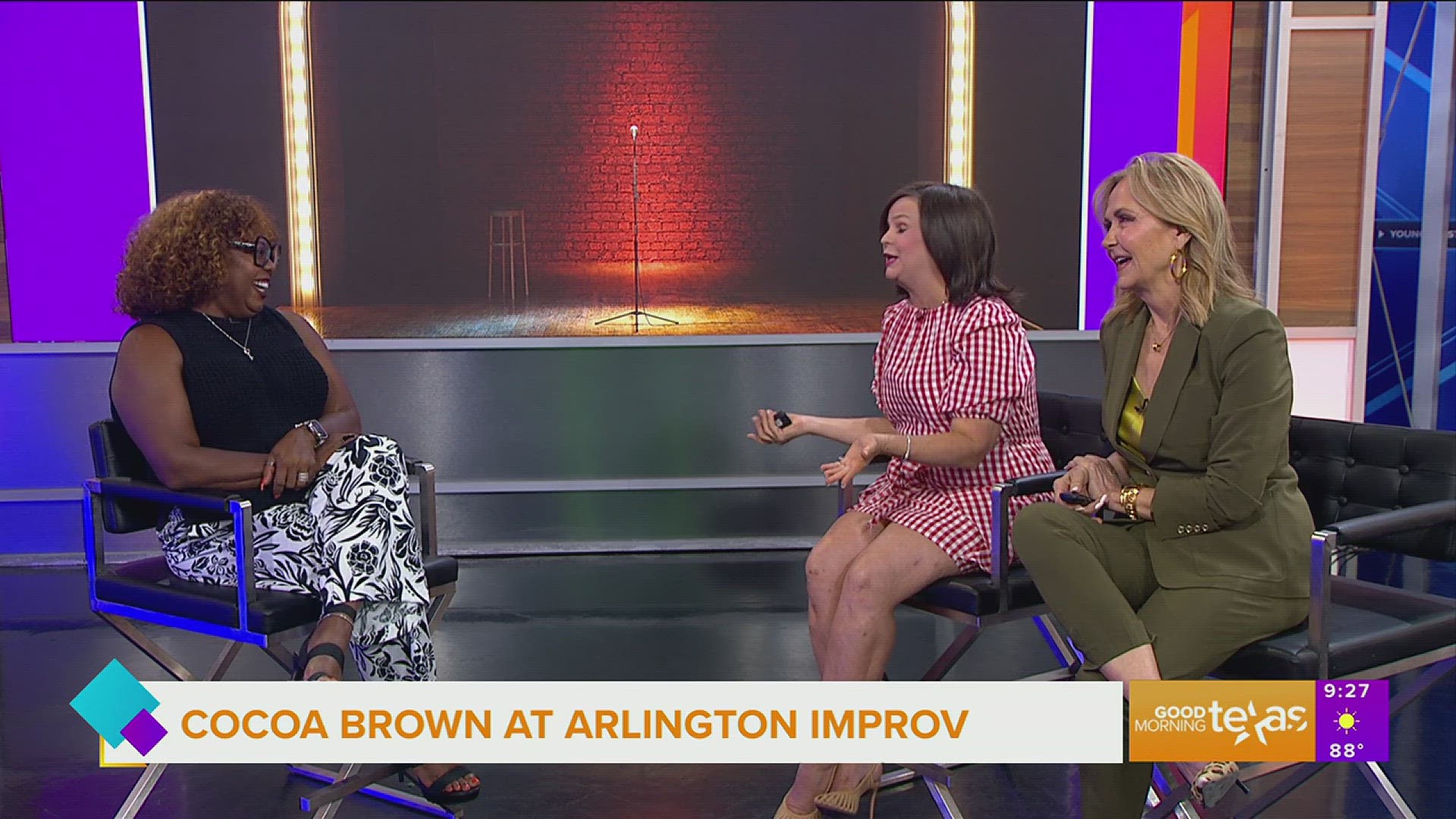 Cocoa Brown gives us a preview of her shows this weekend at Arlington Improv