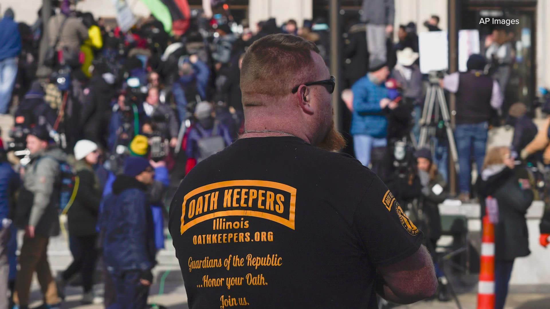 A North Texas constable and county commissioner deny being fully engaged or part of the Oath Keepers after their names ended up on a membership database.