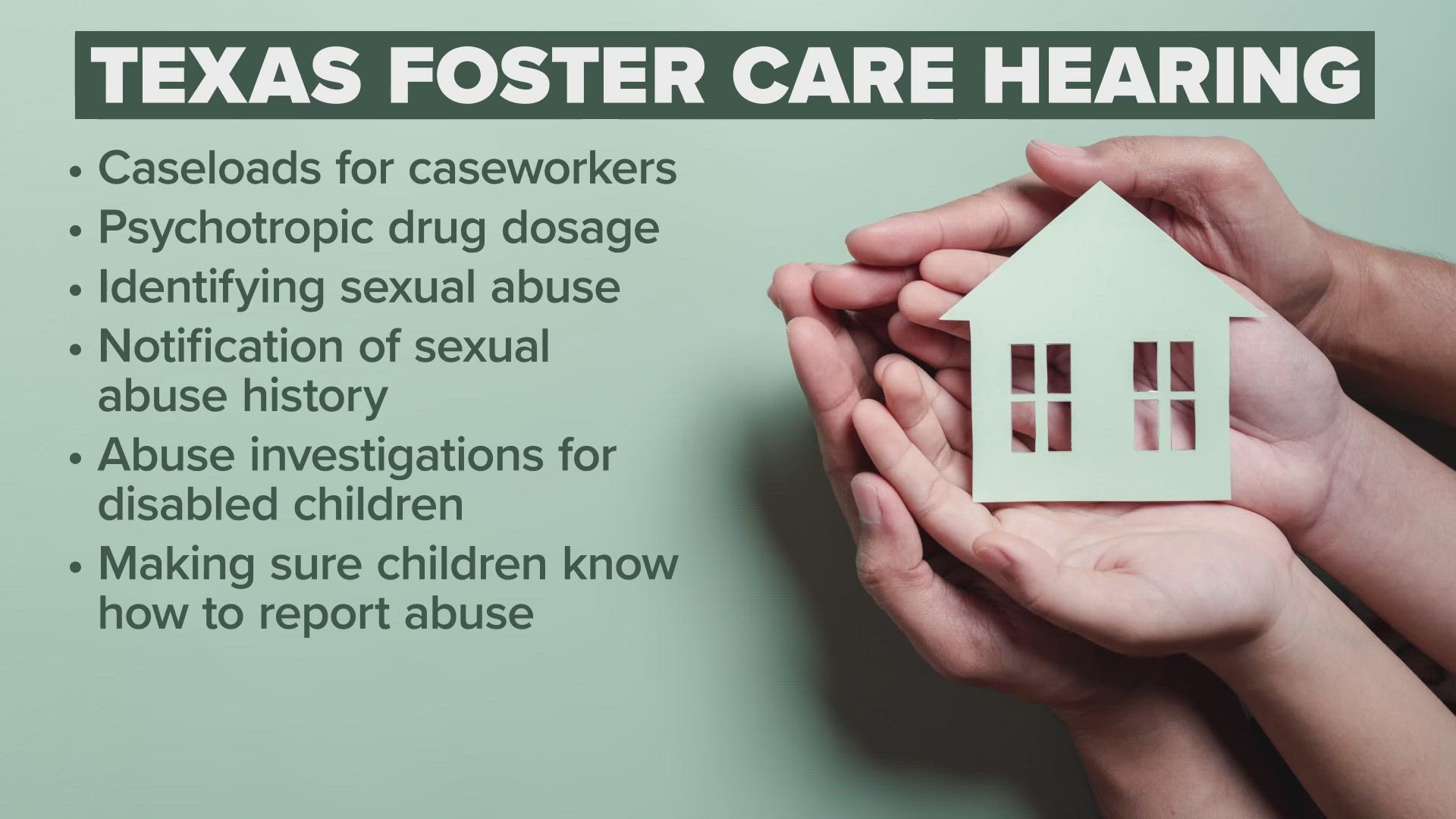 U.S. District Judge Janis Jack will decide whether to impose penalties on state agencies responsible for Texas' foster care system.