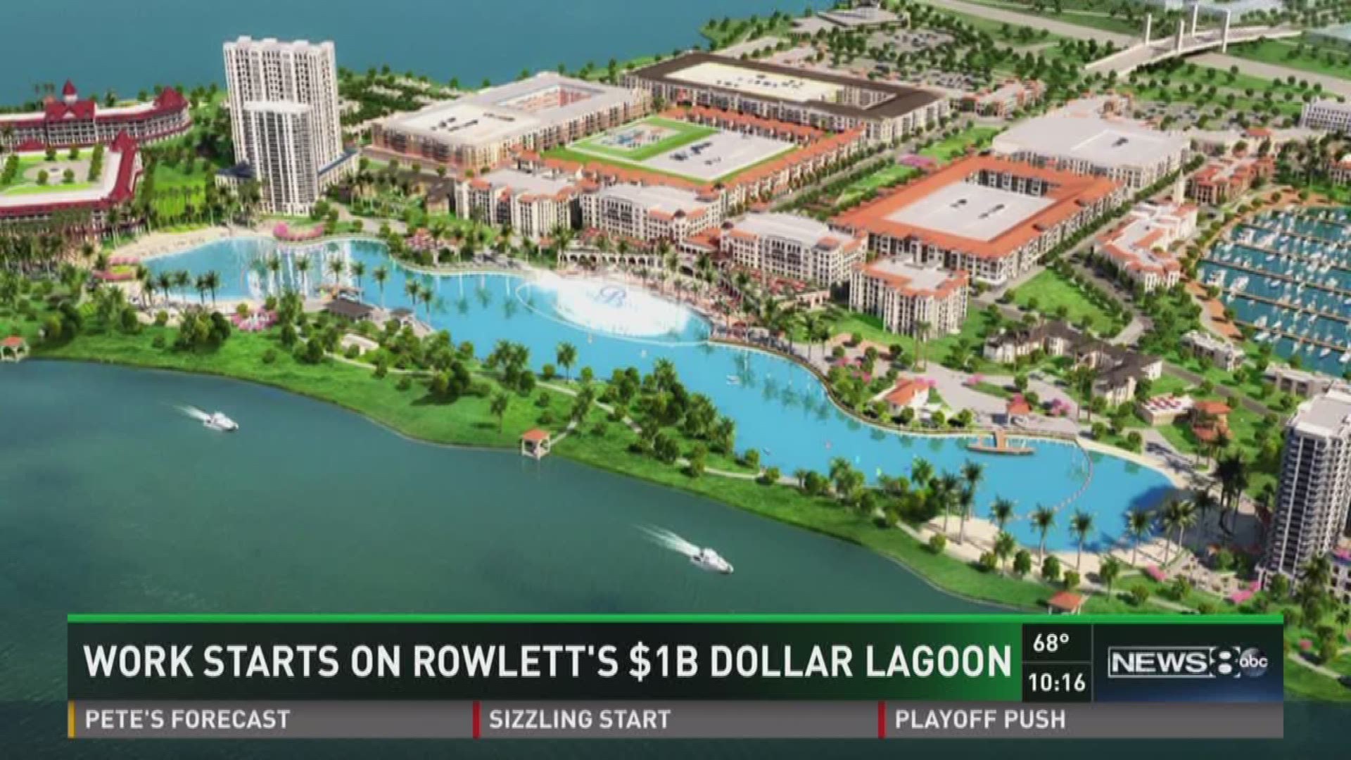 A huge development project is promising to change Rowlett's economic future. News 8's David Goins has more.