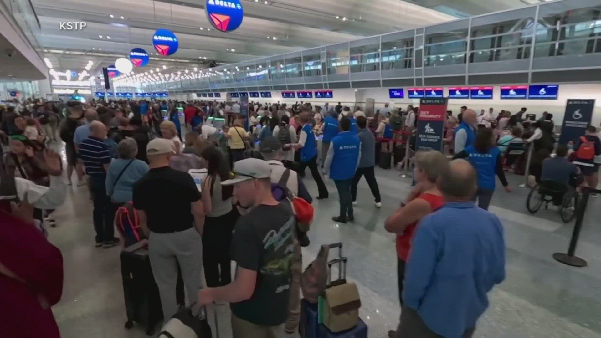 Airports say to expect long lines starting today.