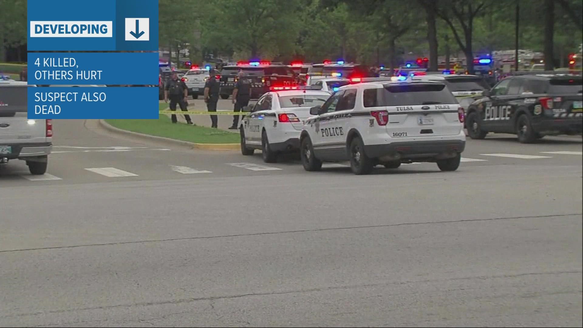 A Tulsa police captain called it a "catastrophic scene."