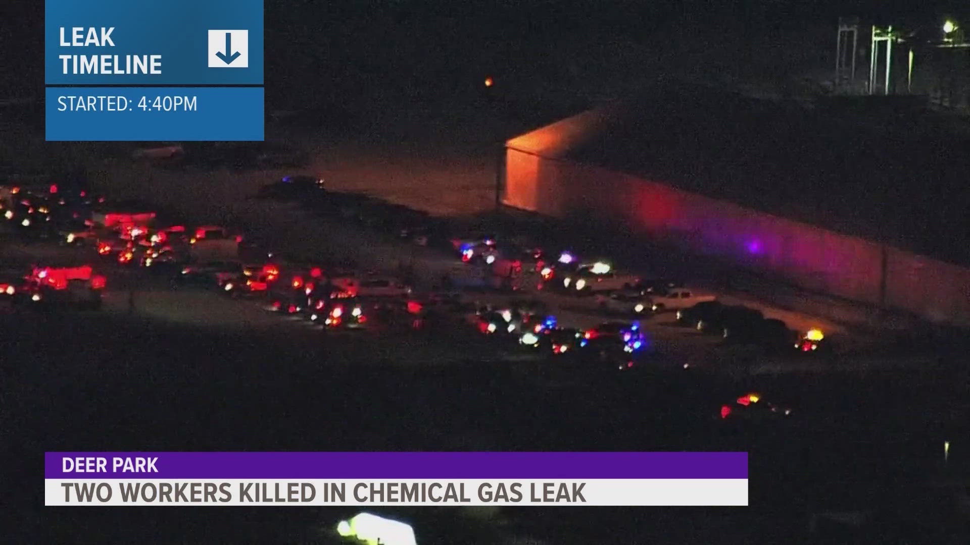 Sheriff Gonzalez said two people died and dozens of others were injured in a chemical release at the PEMEX facility in Deer Park.