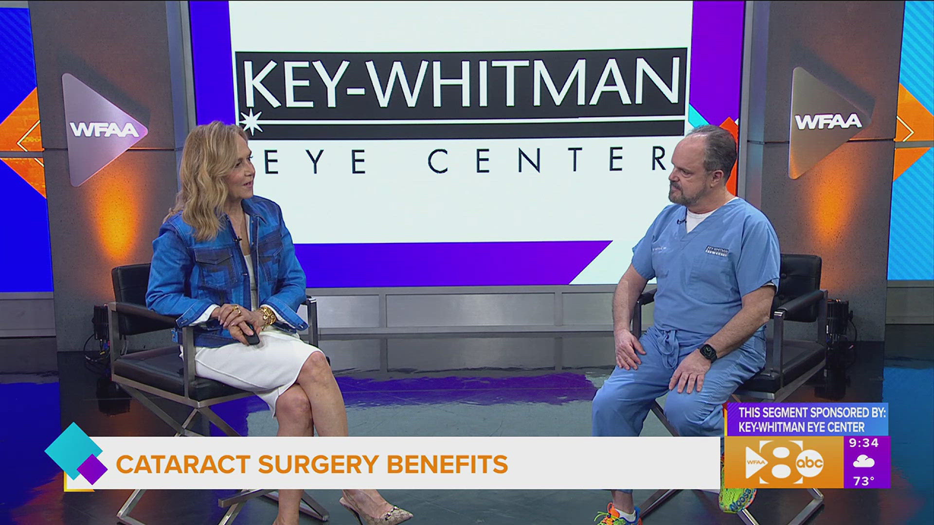 This segment is sponsored by: Key-Whitman Eye Center