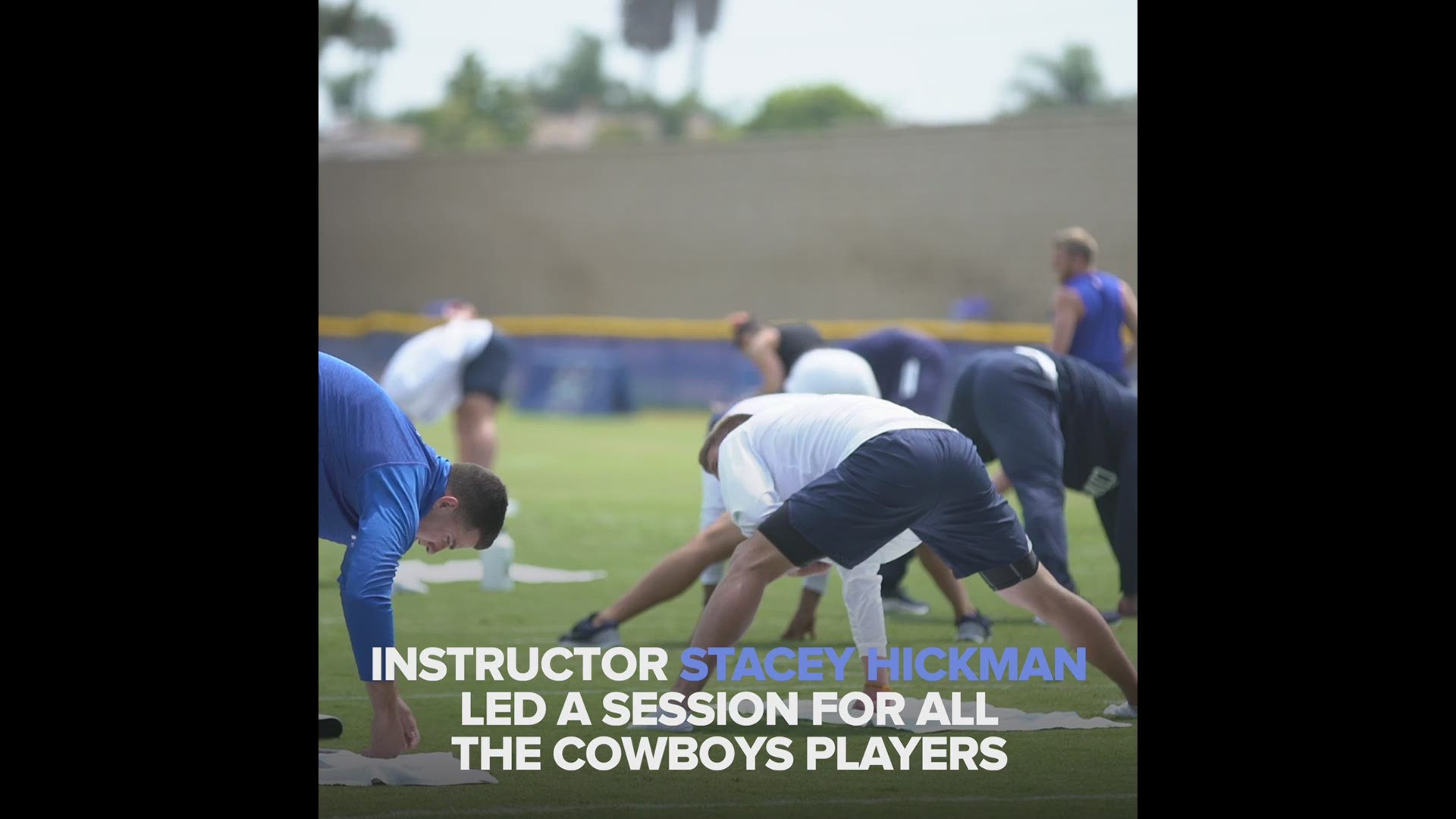 The Dallas Cowboys turned to yoga to prepare for the first padded practice of training camp in Oxnard, California. WFAA.com