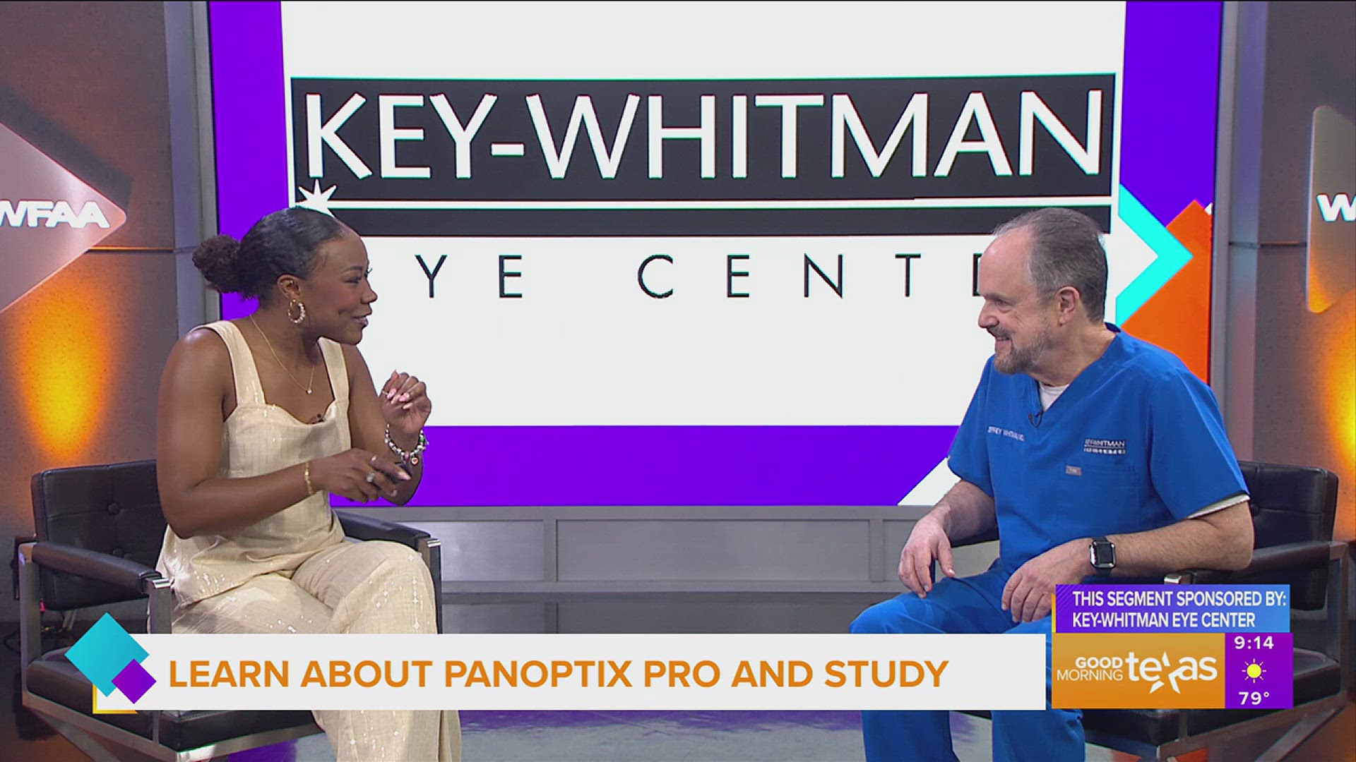 This segment is sponsored by: Key-Whitman Eye Center