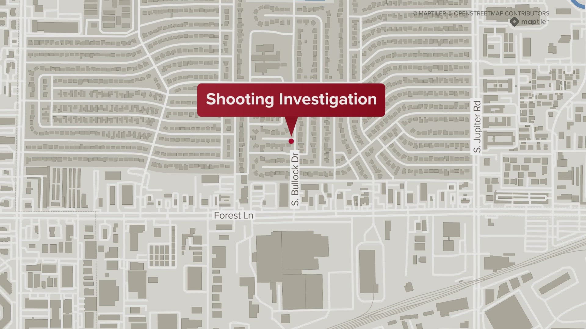 A slow-speed chase ended in a Garland neighborhood, where police say the suspect fired at officers. Police returned fire.