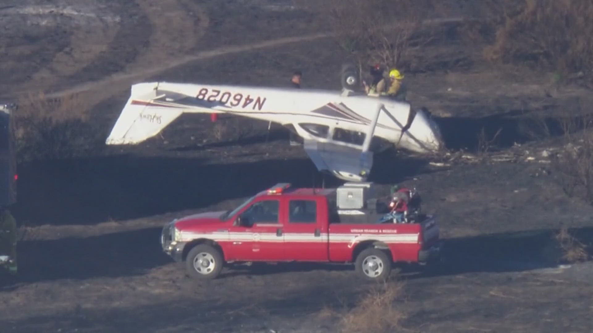 The pilot and the passenger both declined going to the hospital.