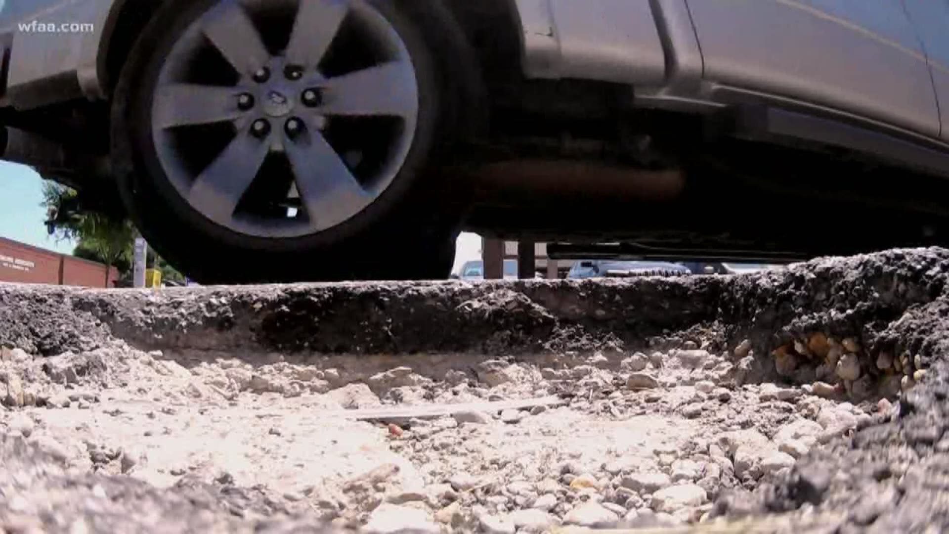It's Pothole Month in the city of Fort Worth, and officials are asking residents to give them a call with roadway concerns.