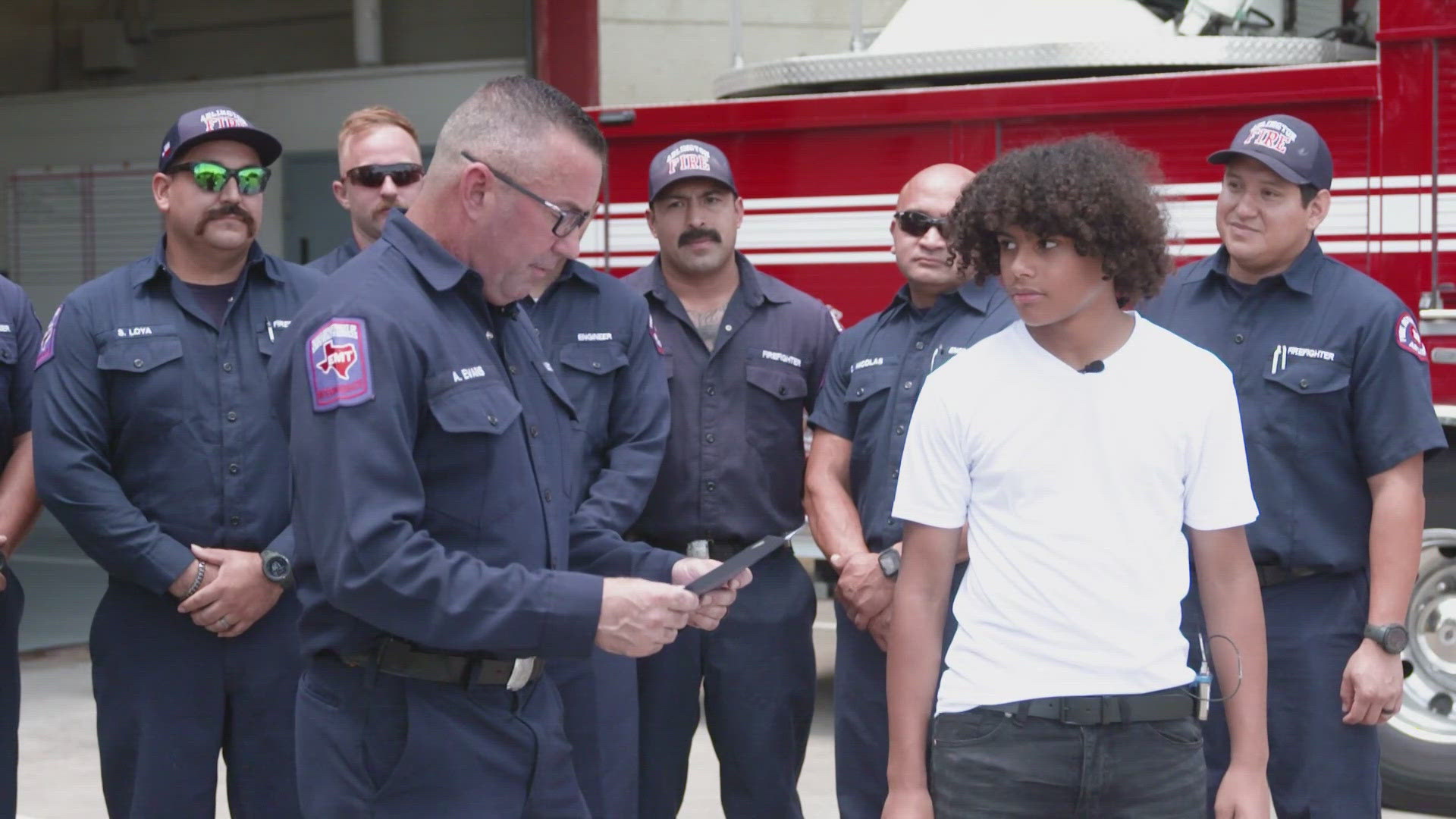 North Texas 15-year-old who saved neighbors from burning home honored ...