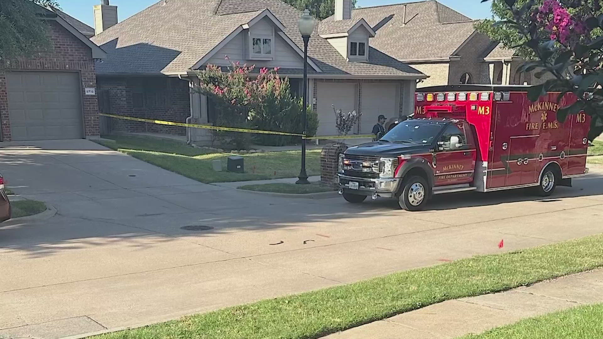 His wife was found dead in a closet. 