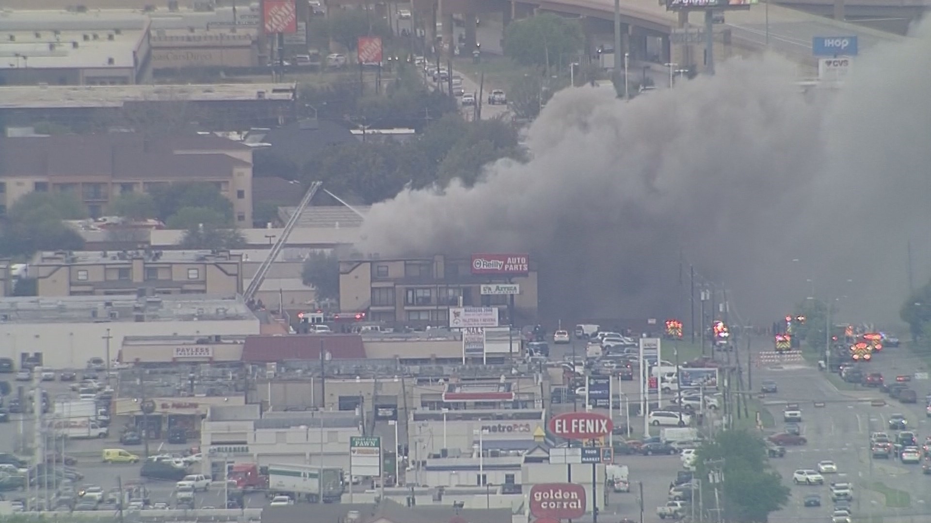Firefighters battle four-alarm apartment fire in northwest Dallas ...