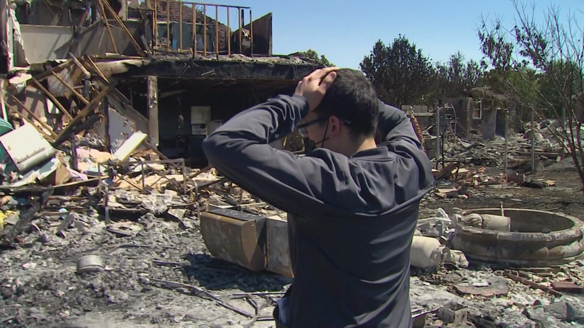 Families get first look at destruction left from Balch Springs fire