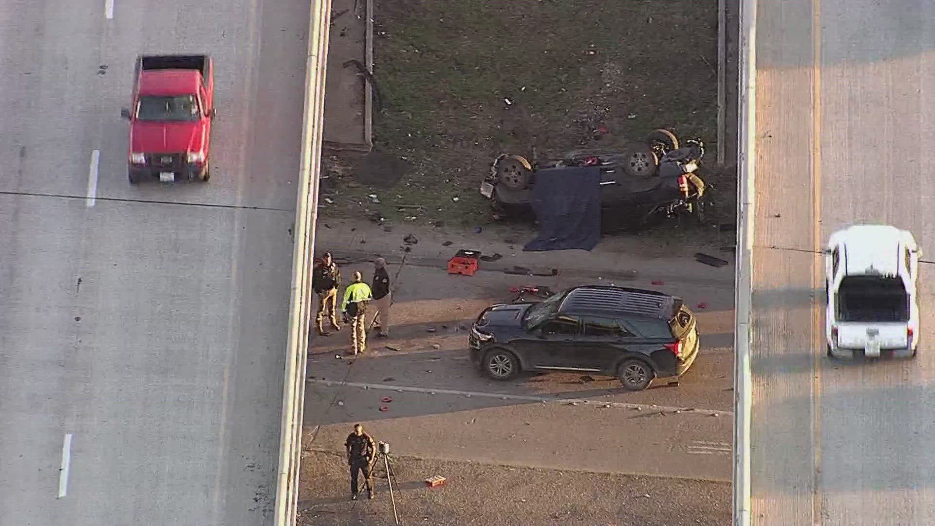 On Monday afternoon, a major crash caused a massive backup off Loop 12 at North Walton Walker Boulevard and Singleton Boulevard. 45-year-old Moises Sanchez died.